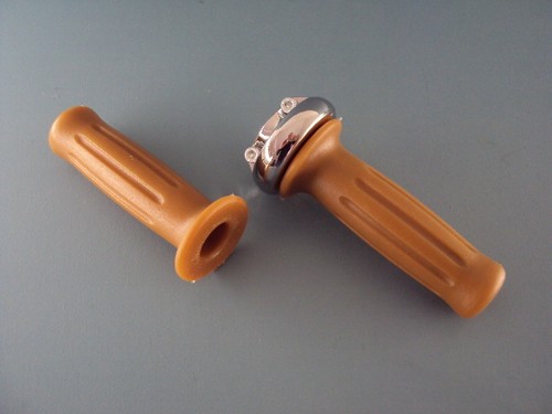 Guidon gasdrehgriff avec référence Domino Vintage Oldtimer Chopper Classique Moto
