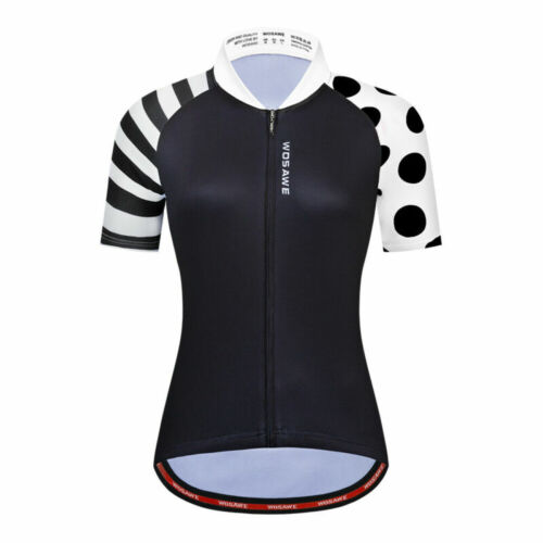 Ladies Cycling Jersey Shirt Short Sleeve Women/'s Bike Clothes Cycle Jersey Tops