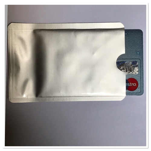 3x RFID Blocking Sleeve Credit Card Protector Bank Card Holder for Wallets UK