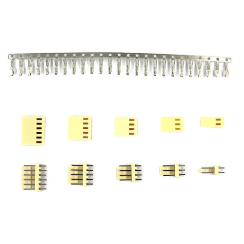300Stück 2,54mm KF2510 Stecker Kit Pin Terminals 2/3/4/5/6 Pin Gehäuse Buchse 