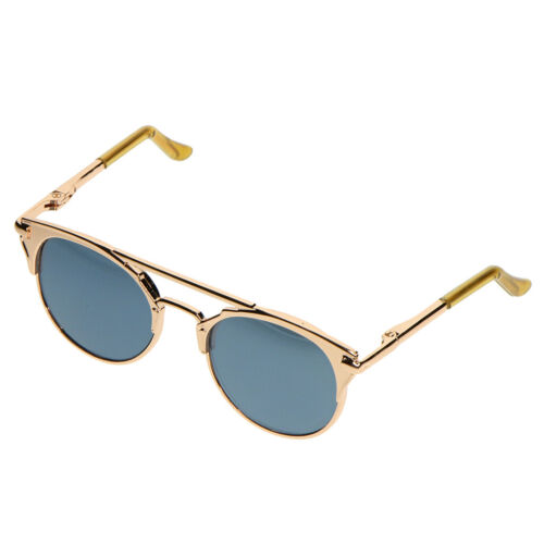 Fashion Cat Eye Golden Metal Frame Sunglasses for 12inch Blythe Doll Accessories 