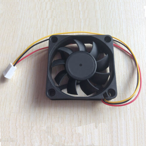 Brushless DC Fan 60mm 60mm x 15mm 12V 6015 3-Pin Black Connector Cooling