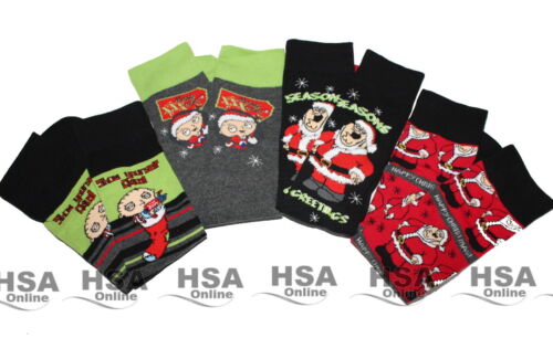 Mens Christmas Socks,Family Guy Novelty Character Socks,Santa Claus,Perfect Gift