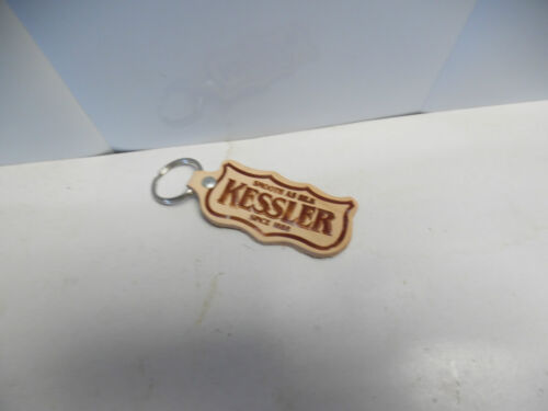 Kessler Smooth As Silk Since 1888 Leather Keychain MC2