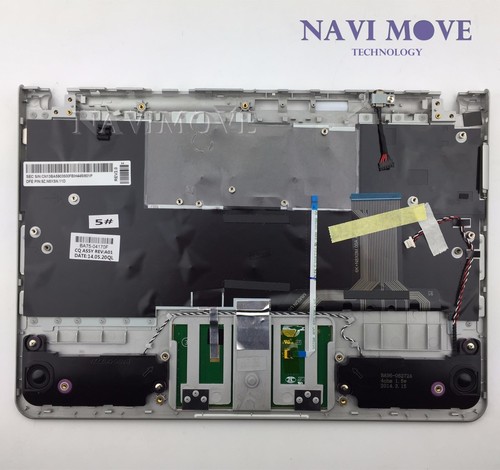 New Samsung Chromebook XE303C12 Palmrest Keyboard W// Touchpad Silver BA75-04170A