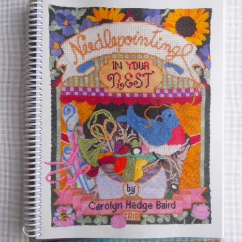 Carolyn Hedge Baird Needlepointing in Your Nest needlepont Stitch reference book 