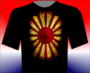 Japanese Flag Japan Red Sun Vintage T Shirt