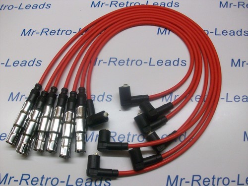 Rouge 7 mm Performance Ignition Leads VR6 CORRADO VR6 PASSAT OBD1 Qualité HT Leads