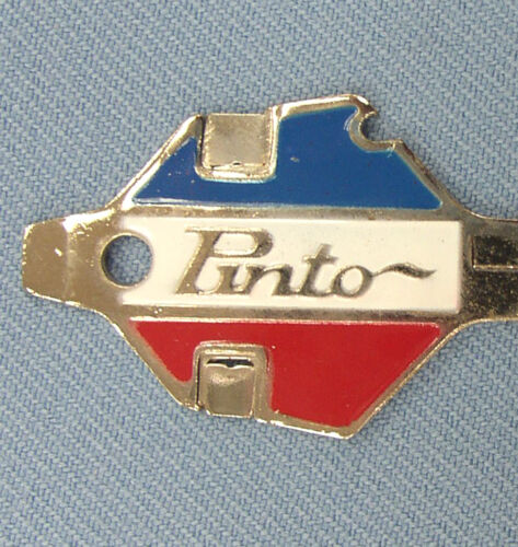 Vintage Ford PINTO Blue Key Ring /& Factory Pinto Fix It Tool Key Fob Set NOS