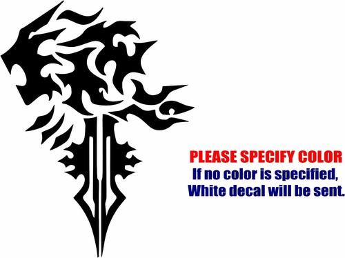 Final Fantasy Lionheart Decal Sticker JDM Funny Vinyl Car Window Bumper Truck 7/"