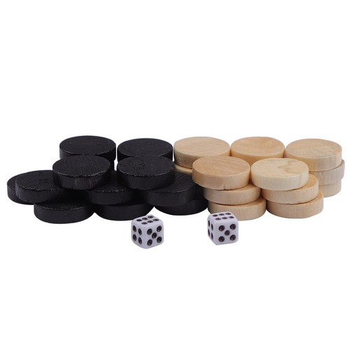 Details about / Scacchiera 32 Pezzi Bozze E Pedine E Backgammon Chess Piece Per Bambini Che