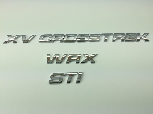 XV CROSSTREK WRX STI 3D Emblem Badge Letter Number alphapet logo car truck