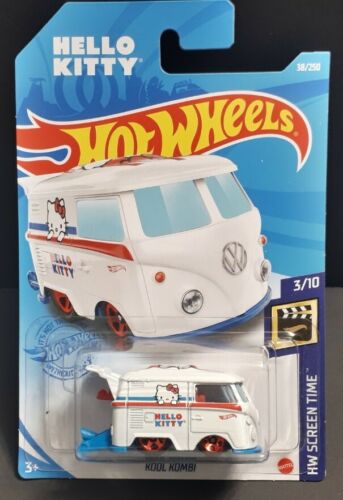 1//64 Hotwheels Hello Kitty VW Cool Kombi. HW Screen time