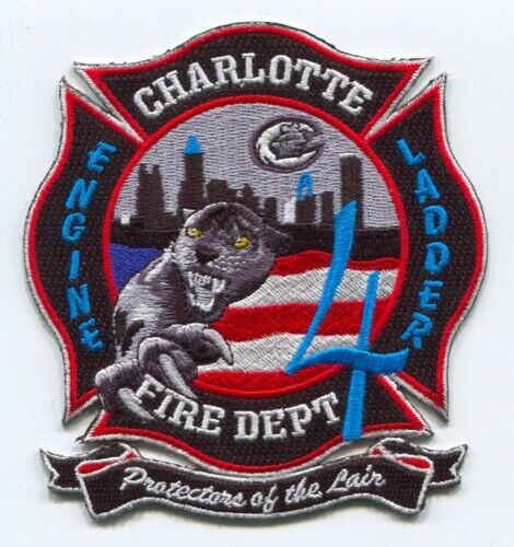Charlotte Fire Department Station 4 Patch North Carolina NC 