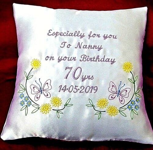 3 Details about  / Personalised embroidered birthday gift 40th 50th 60th 70th 80th 90th any age