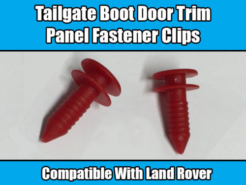 10x CLIPS FOR LAND ROVER DISCOVERY TAILGATE BOOT REAR DOOR TRIM PANEL FASTENERS 