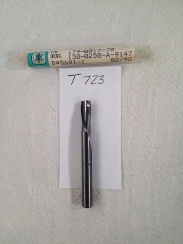 1//4/" DIAMETER CARBIDE WOOD ROUTER METAL REMOVAL 1 NEW 2 FL DOWN CUT USA -T723