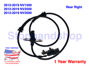 New ABS Wheel Anti Ski Speed Sensor for Nissan NV1500 NV2500 NV3500 Rear Right