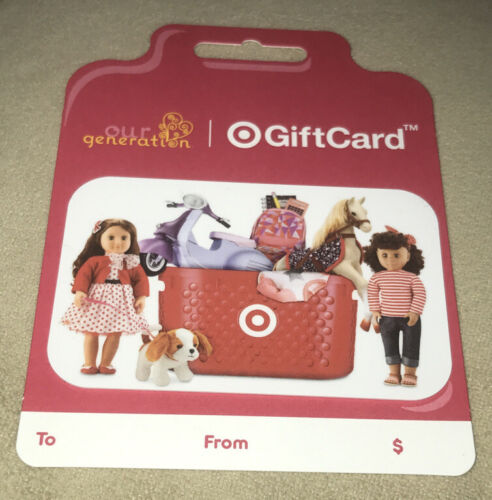 TARGET 2018 GIFT CARD AMERICAN GIRL DOLLS COLLECTIBLE NO VALUE NEW 