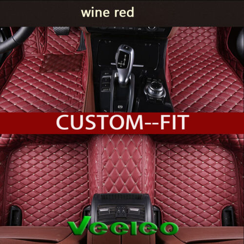 6 Colors Leather Floor Mats for Mitsubishi Outlander 2016-2017 Waterproof Carpet 