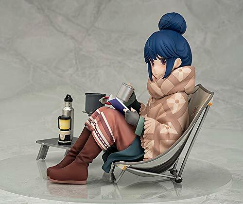 Laid-Back Camp Rin Shima 1//7 scale ABS PVC Figure Wing Manga Series Japan Gift