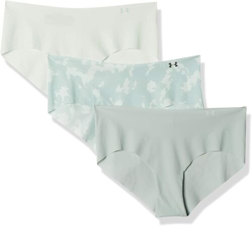 Details about   Under Armour 252216 Women's Hipster 3-Pack Sea Glass Blue Underwear Size XS 