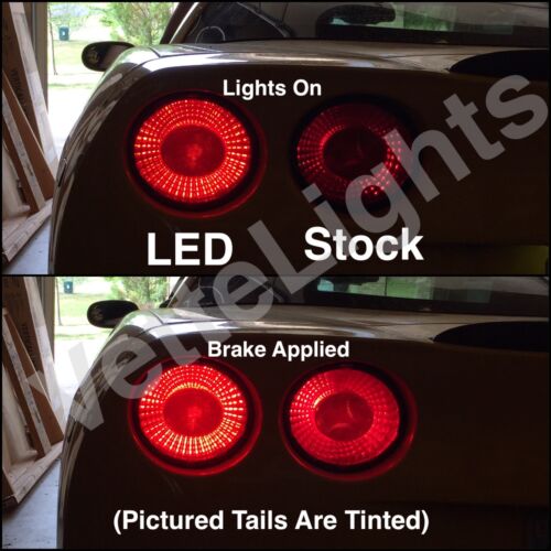 2005-2013 c6 Corvette Tail Light LED's MUCH BRIGHTER NEVER CHANGE A BULB AGAIN 