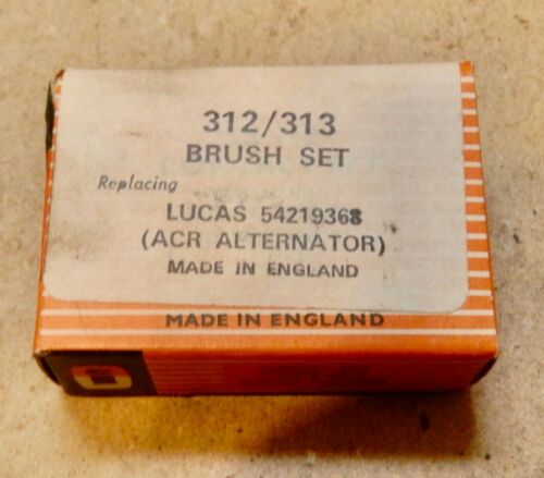 Lucas Alternator Brush Set 54219368 For XJ6 XJS  MGB TR6 68-82 NIB 312/313 191W 