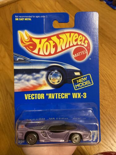 1992 Hot Wheels VECTOR "AVTECH" WX-3 #207 Ultra Hot Wheels 