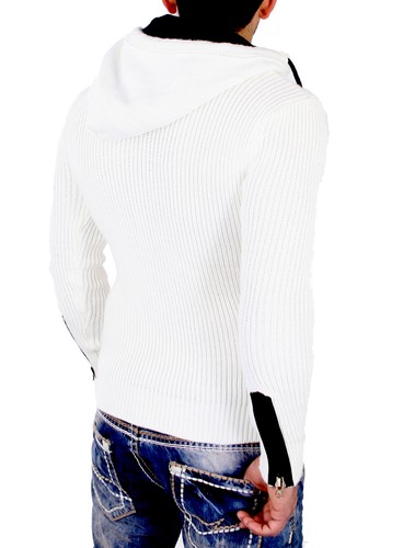 Tazzio Pullover A Maglia Uomo Inverno Grob-lavorazione a maglia con cappuccio maglione hoodie tz-453