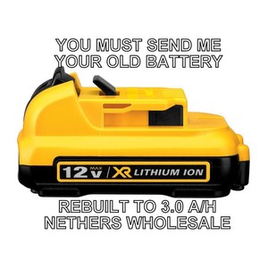 Rebuild-service-for-DeWalt-DCB127-12-Volt-Lithium-Ion-Upgrade-to-3-0-A
