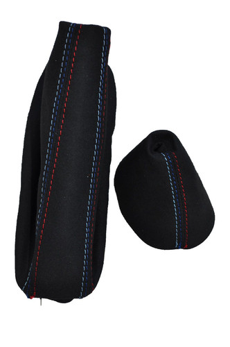 FITS BMW E30 1982-1991 MANUAL SHIFT BOOT EBRAKE BOOT PU SUEDE STITCH