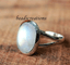 For Christmas Gift. Details about / 925 Sterling Silver Rainbow Moonstone Statement Ring