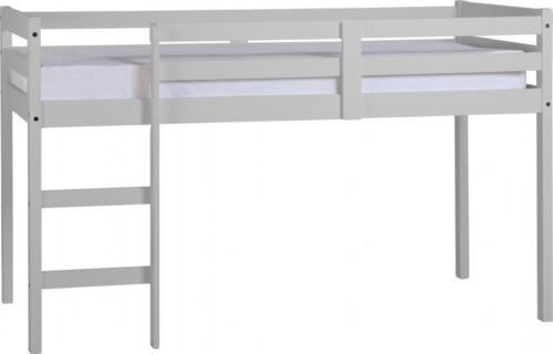 PANAMA GREY 3/' SINGLE MID SLEEPER BED FRAME *FREE NEXT DAY DELIVERY*