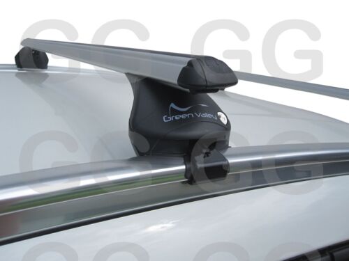 Aluminium Aero Roof Rack Rail Bars Lockable Audi A6 Avant Estate 2005-2011