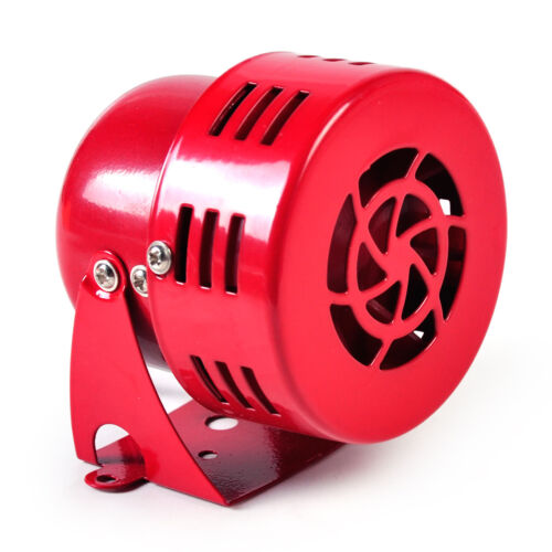 3" 12V Red Motor Driven Air Raid Siren Horn Alarm fit for Car Truck Motorcycle 