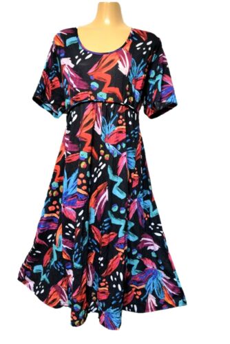 TS dress TAKING SHAPE PETITE plus sz L 22 Miami Nights crushed NWT rrp$110!