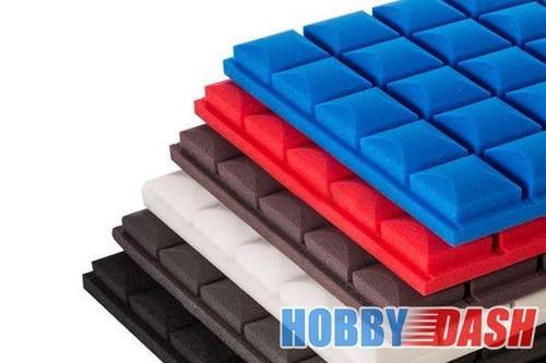 New 96pcs Bundle Hemisphere Grid Type Soundproof Acoustic Panel Tile Foam KK1040