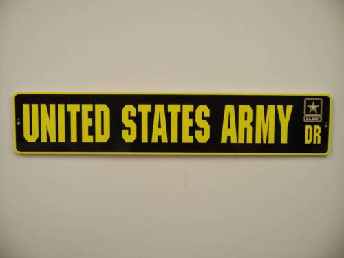 US ARMY Street Sign 6/"x30/" Military decal nascar racing