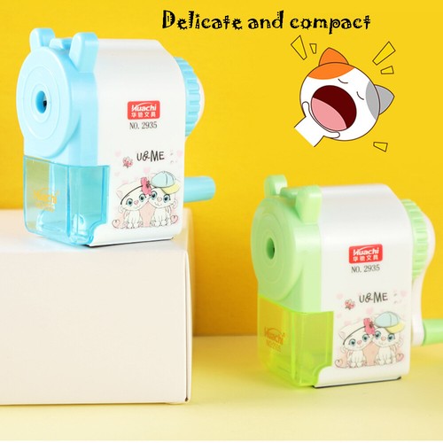 Cartoon Stationery Pencil Sharpener Pencil Machine Hand Crank Cutting Tools