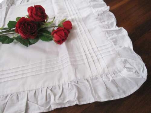 One Piece Princess Elegant Wide Frill Embroidery 100% Quality Cotton Pillowcase 