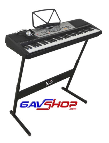 Superb NJS800 Digital Electronic Keyboard stand & Headphones  FREE DELIVERY 