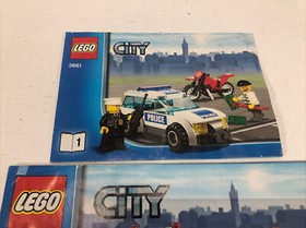 LEGO City #3661 Bank and Money Transfer Manuals Only 1, 2, 3