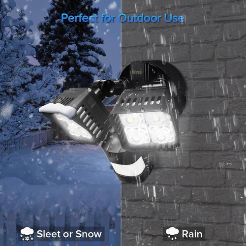 SANSI LED Motion Sensor Security Light Outdoor Waterproof Floodlight 30W Black