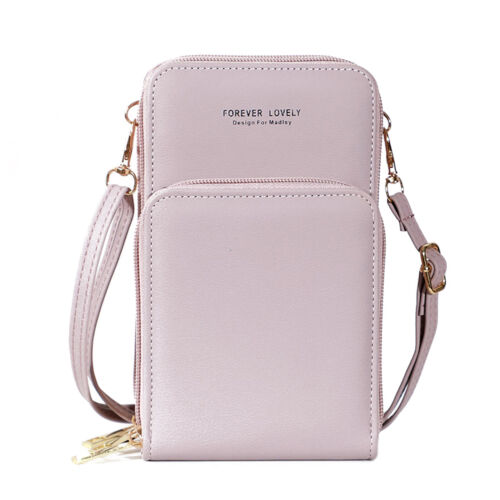 Touch Screen PU Leather Change Bag CrossBody Shoulder SMART Phone Bag Wallet USA 