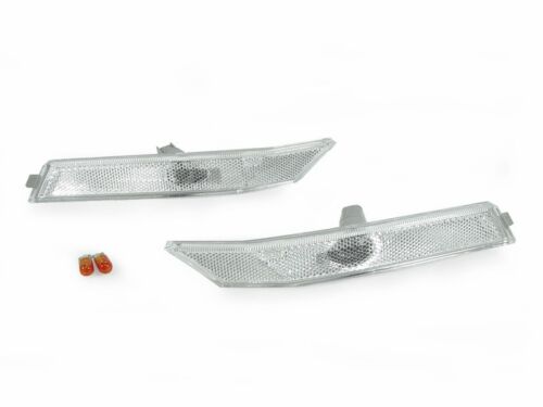 DEPO Clear Front Bumper Side Marker Lights Bulbs For 2006-2009 Ford Fusion