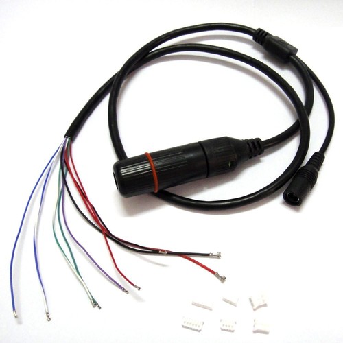 Terminlas 2Pcs Weatherproof cable CCTV IP video power network Camera PCB Module