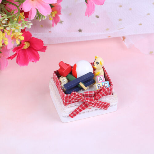 1:12 Dollhouse miniature bear toy box model toys for doll house decorat_WK 