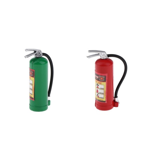 Dollhouse Miniature 1:10 Scale Accessory Plastic Fire Extinguisher Decor Red