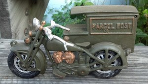 MotorcycleSideCarCastIronCabinLodgeManCaveHomeGarageDecor MotorcycleSideCarCastIronCabinLodgeManCaveHomeGarageDecor